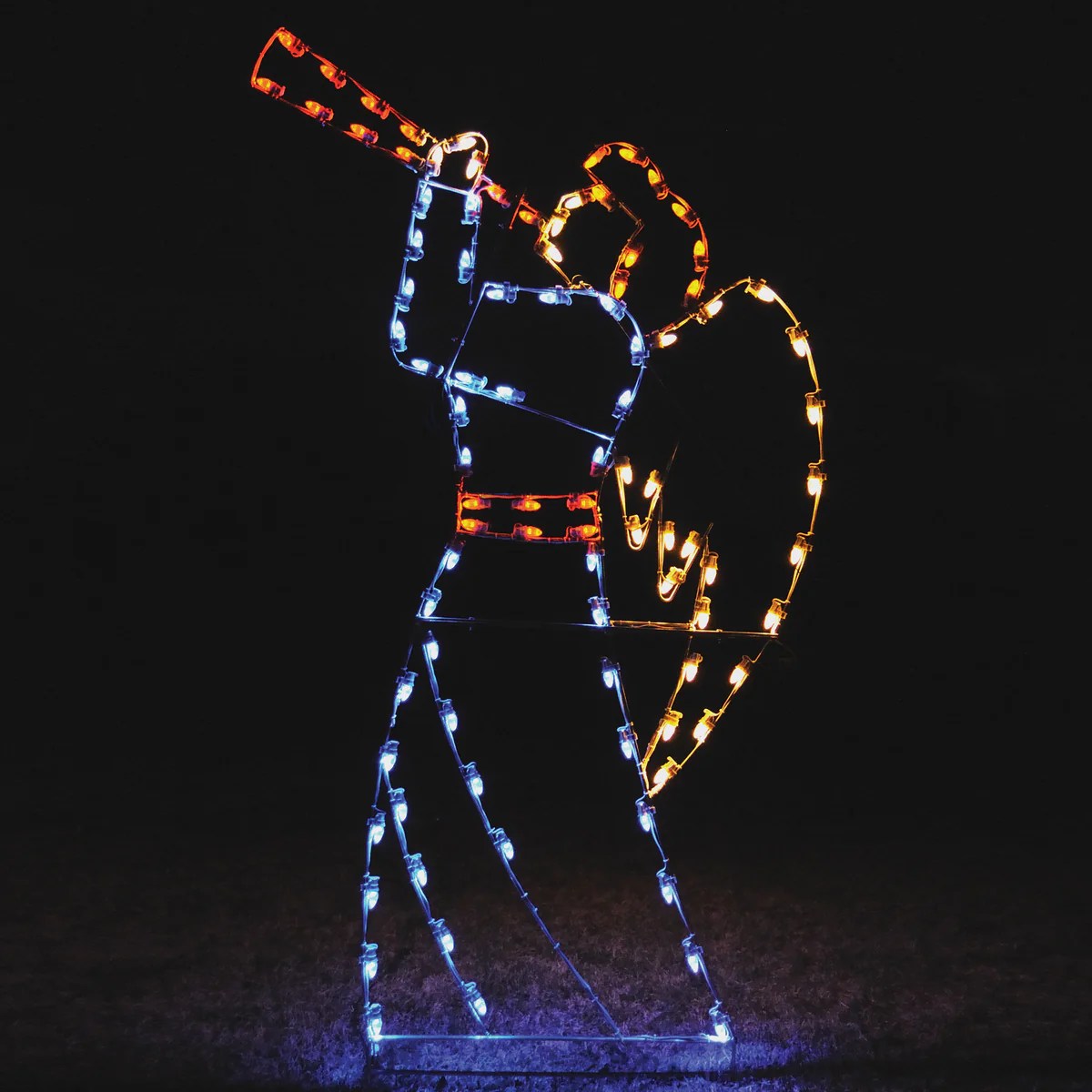 Christmas angel outdoor decorations lighted light sale