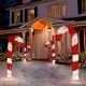 Candy cane outdoor decor