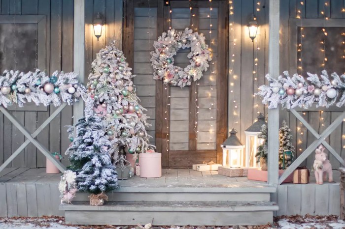 Chimney christmas decor outdoor