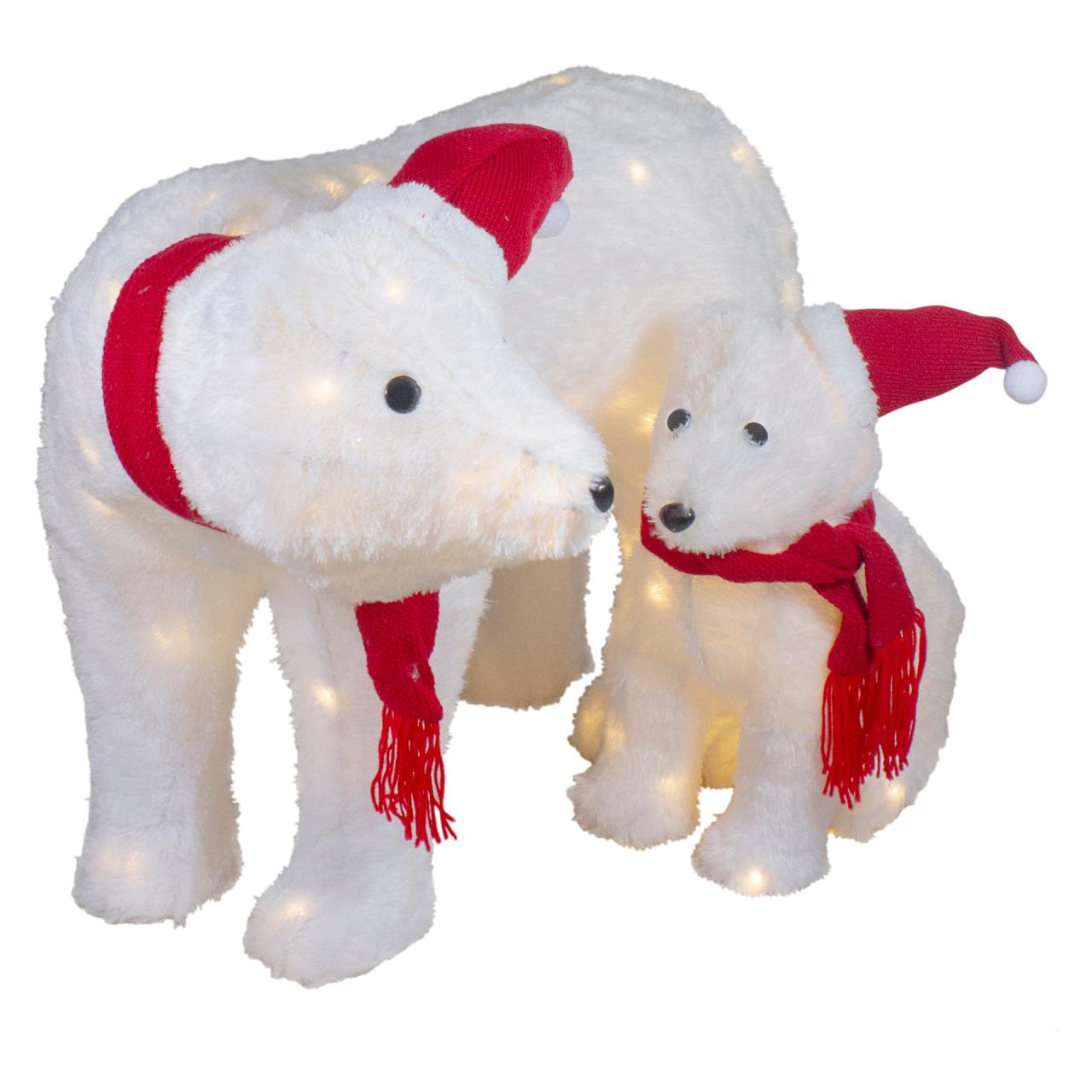 Polar bear outdoor christmas decor