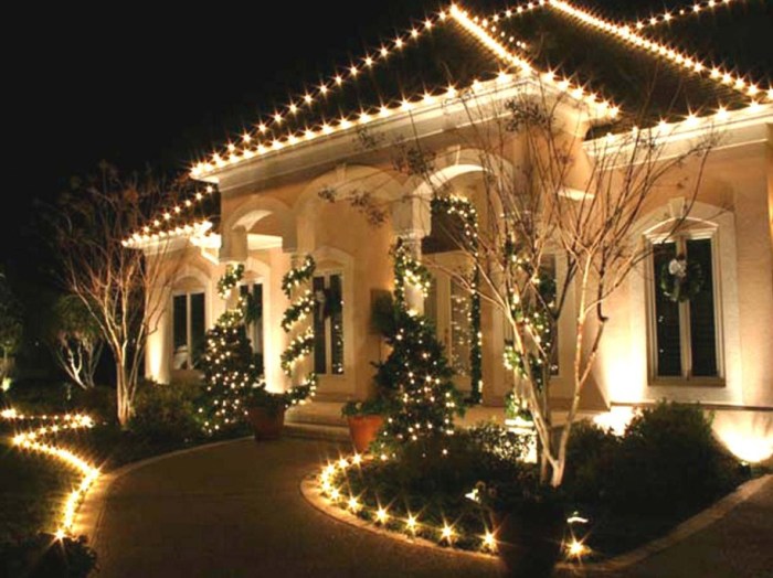 Classy christmas decor outdoor