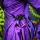 Purple summer wedding guest dress