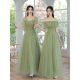 Sage green floral wedding guest dress