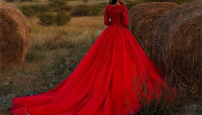 Ruby Red Wedding Dresses A Style Guide