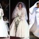 Royal wedding dresses on display